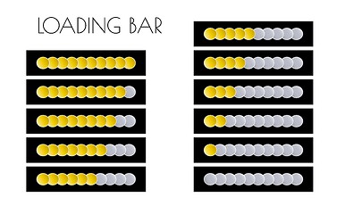 Image showing gold loading bars