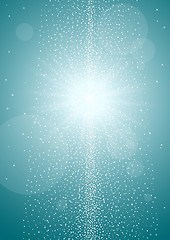 Image showing shining star lights background