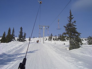 Image showing Ski lift