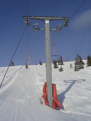 Image showing Ski lift