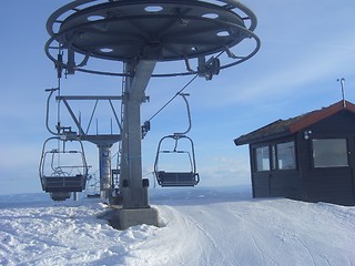 Image showing Ski lift