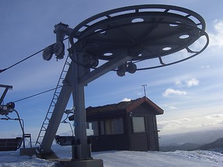 Image showing Ski lift