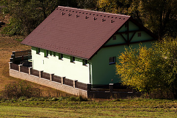 Image showing rural wastewater treatment plant