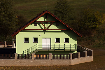 Image showing rural wastewater treatment plant