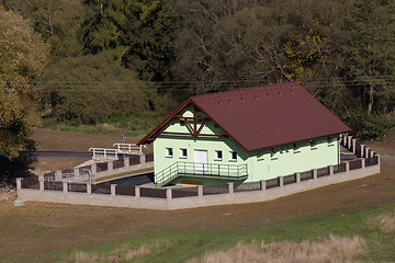 Image showing rural wastewater treatment plant