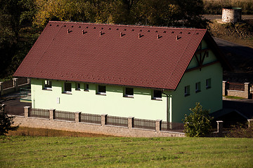 Image showing rural wastewater treatment plant