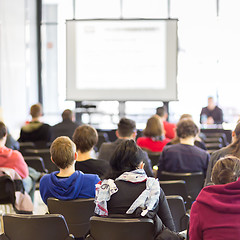 Image showing Lecture at university.