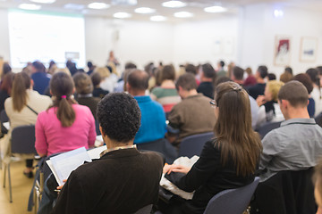 Image showing Audience in the lecture hall.