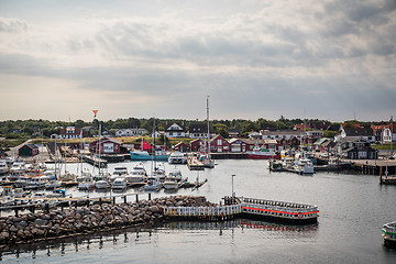 Image showing Læsø harbor in Denmark