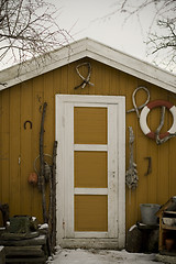 Image showing Boathouse detail