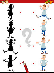 Image showing shadow task for preschoolers