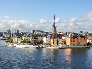 Image showing Stockholm city view