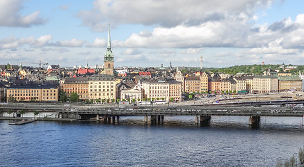 Image showing Stockholm city view