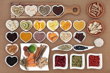 Image showing Healing Food and Herbs