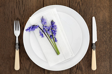 Image showing Rustic Place Setting