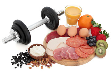 Image showing Body Building Health Food  
