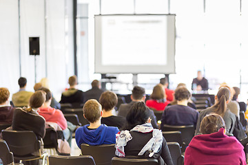 Image showing Lecture at university.