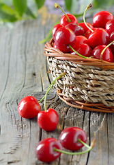 Image showing ripe cherries 
