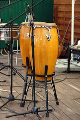 Image showing two bongos