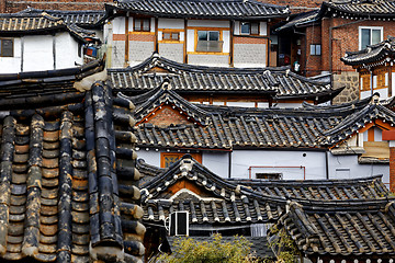 Image showing Korean traditional house building 