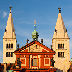 Image showing St.George\'s Basilica in Prague 