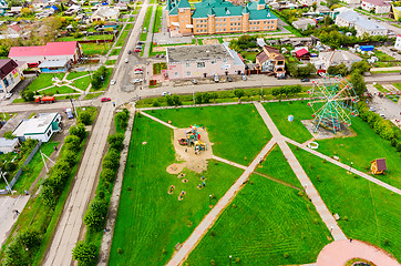 Image showing Children playground in the park