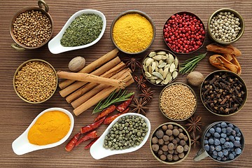 Image showing Spices and herbs.