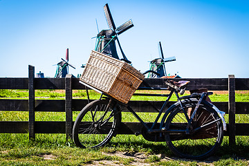 Image showing The bicycle in Holland