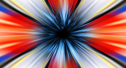 Image showing futuristic multi-colored abstraction