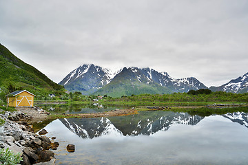 Image showing Landscape at a Fjord, Norway