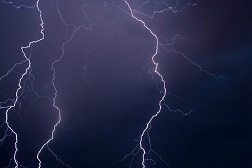 Image showing Thunderstorm in July