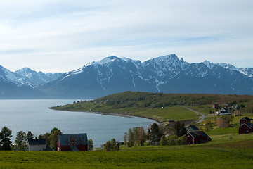 Image showing Landscape at a Fjord, Norway