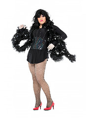 Image showing Actor Drag Queen Dressed as Woman Showing Emotions