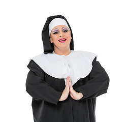 Image showing Actor Drag Queen Dressed as Nun