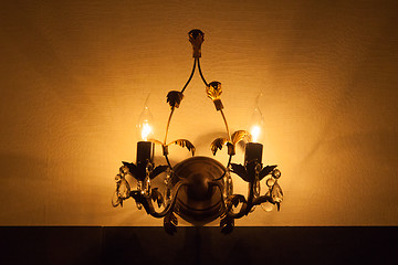 Image showing Vintage wall lamp