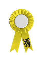 Image showing Award ribbon isolated on a white background