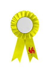 Image showing Award ribbon isolated on a white background