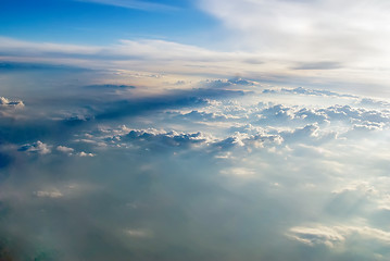 Image showing white clouds in blue sky.