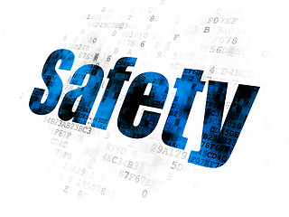 Image showing Safety concept: Safety on Digital background