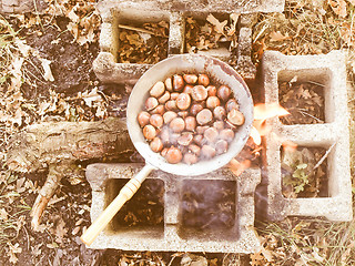 Image showing Retro looking Barbecue picture