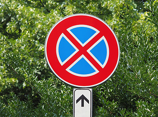 Image showing Do not Park sign