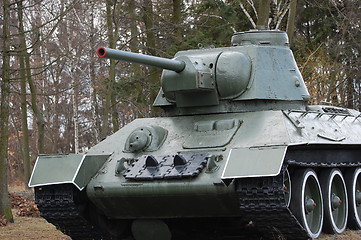 Image showing Soviet WWII tank T-34