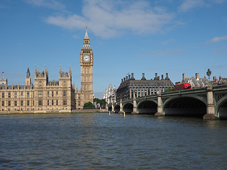 Image showing Houses of Parliament in London