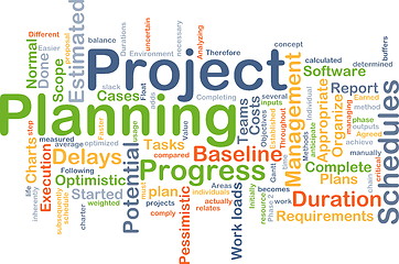Image showing Project planning background concept