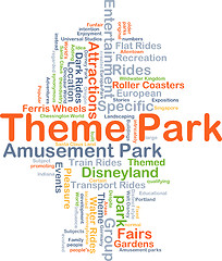 Image showing Theme park background concept