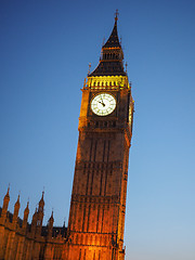 Image showing Big Ben in London