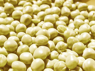 Image showing Retro looking Peas