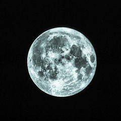 Image showing Full moon HDR