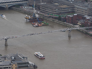 Image showing Aerial view of London