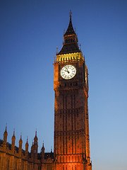 Image showing Big Ben in London